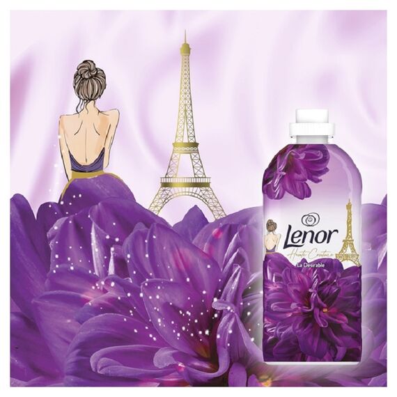 ​Balsam de rufe Haute Couture La desirable, prospetime de lunga durata, 1.2 l, 48 spalari, Parfum: Floral-poza 2-Dacenergy.ro