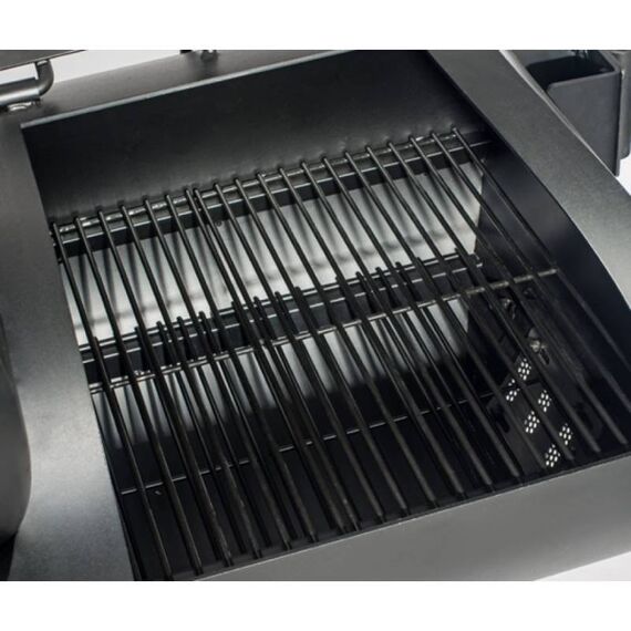 Gratar pe carbuni cu afumatoare, realizat din otel, functii 4 in 1, afumare directa, afumare indirecta, grill in stil american si afumare la rece, manere inox, dimensiune 117x125,5x83,5 cm-poza 2-Dacenergy.ro