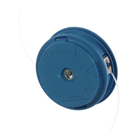 ​Cap cu fir pentru motocoase Greenfield, din nylon, 2 fire, functia Tap and Go, profil rotund, diametru 2.4 mm, 2.5 m-poza 2-Dacenergy.ro