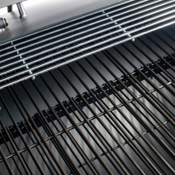 Gratar pe carbuni cu afumatoare, realizat din otel, functii 4 in 1, afumare directa, afumare indirecta, grill in stil american si afumare la rece, manere inox, dimensiune 117x125,5x83,5 cm-poza 5-Dacenergy.ro