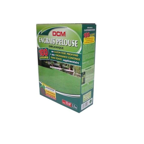 Ingrasamant gazon DCM, organic granulat, 1.5 kg-Dacenergy.ro