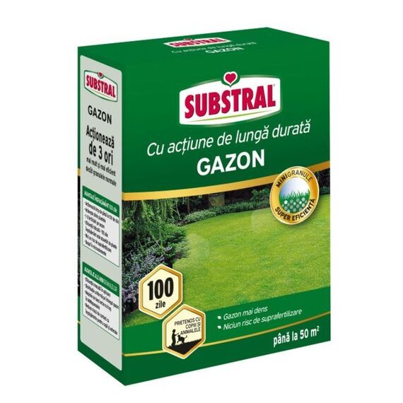 ​Ingrasamant pentru gazon Substral, cu actiune prelungita, asigura hranirea optima, granule, 1 kg, Greutate: 1 Kg-Dacenergy.ro