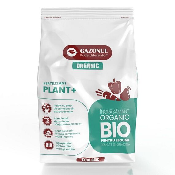 Ingrasamant gazon Organic PlantPlus, stimulare naturala a cresterii, imbunatatirea structurii solului, granule, 6 kg-poza 3-Dacenergy.ro