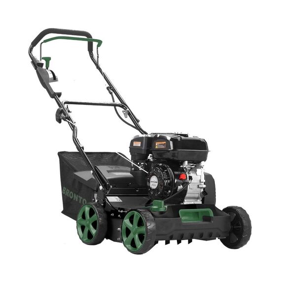 ​Scarificator / aerator gazon, pe benzina, motor termic, latime de lucru de 40 cm, cos colector, 45 litri, 4 kW, 5.3 CP, capacitate cilindrica 212 cmc-Dacenergy.ro