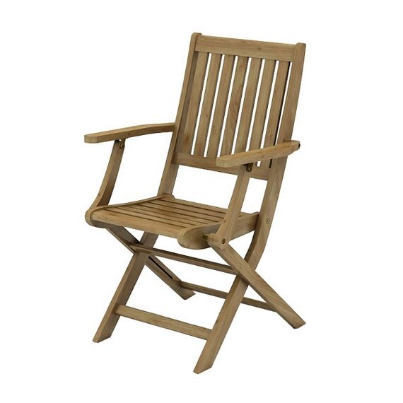 ​Scaun gradina DacEnergy©, material lemn de Acacia, pliabil, cu brate, 54 x 58 x 90 cm, natur, Continut pachet	: 1 x Scaun, Latime: 54 cm, Culoare: Natur-Dacenergy.ro