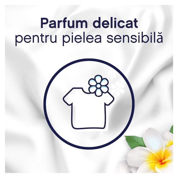 ​Balsam de rufe Lenor Sensitive Cotton Fresh, prospetime de lunga durata, hipoalergenic, 1.2 l, 48 spalari, Parfum: Sensitive-poza 4-Dacenergy.ro