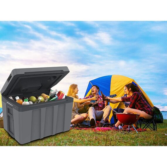 ​Lada frigorifica, 50 L, indicator luminos, 2 in 1 functia de racire si incalzire, AC 100-240V, 60 x 41 x 42 cm-poza 4-Dacenergy.ro