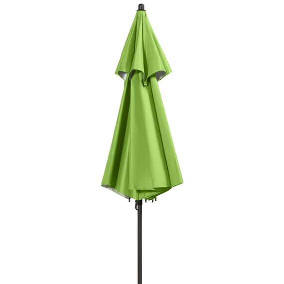 Umbrela pentru soare DacEnergy©, realizat din poliester, structura metalica, rezistenta la umezeala si la razele UV,  forma rotunda, 200 x 207 cm, culoare verde, Forma	: Rotund, Culoare: Verde-poza 2-Dacenergy.ro