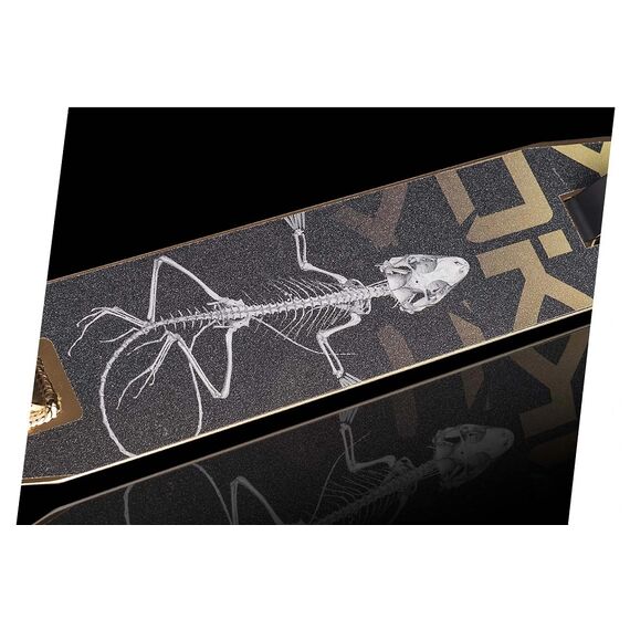 Trotineta cascadorie , din otel, maner cauciuc tpr, roti de 100mm, 83x66 cm, gold, Culoare: Auriu-poza 7-Dacenergy.ro