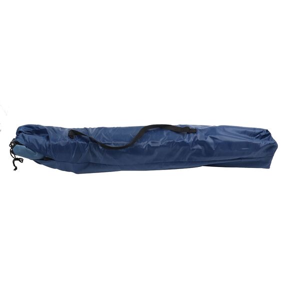 Scaun camping DacEnergy, cadru fabricat din otel, poliester, cu brate si suport de pahar, pliant,  cu protectie solara, albastru inchis, 81 x 50 x 82 cm, Culoare: Albastru inchis-poza 3-Dacenergy.ro