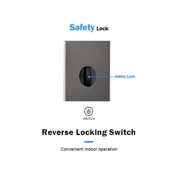 Incuietoare inteligenta DacEnergy©,  pentru hotel, apartament, motel, deblocare Aplicatie TTLock , TTHotel ,  Card RFID, Cheie, culoare negru-argintiu, Culoare: Negru, Argintiu-poza 19-Dacenergy.ro