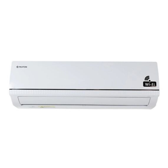 ​Aparat aer conditionat Paxton, capacitate de racire de 12000 BTU, R32 Eco-friendly, Wi-Fi, filtrul de aer, functia Heat, functia Timer, functia Self-Clean, functia Auto, afisaj LED, A++/A+, alb-Dacenergy.ro