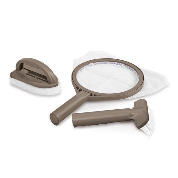 ​Kit pentru intretinere piscina Spa Intex, realizat din PVC, minciog, perie, burete-Dacenergy.ro