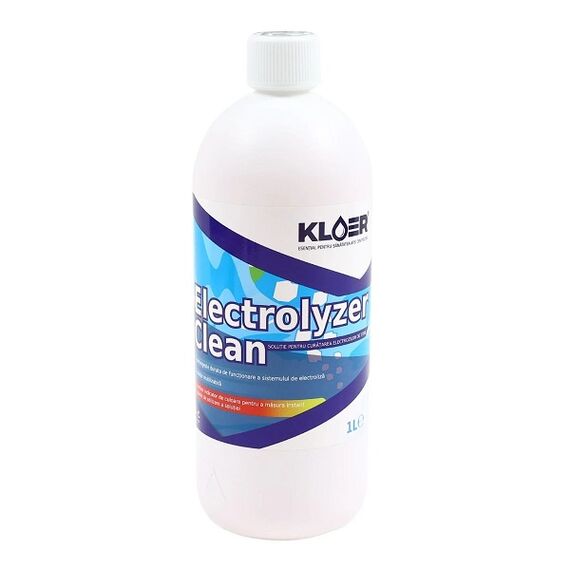 ​Solutie curatare electrolizi titan Kloer, ajuta la prelungirea duratei de functionare a sistemului de electroliza, lichid, 1000 ml-Dacenergy.ro