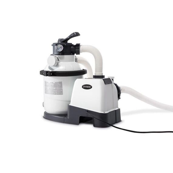 ​Pompa filtrare apa piscina, realizata din polipropilena armata cu fibra de sticla, debit 4 mc/h, 220-240 V, 130 W, gri-Dacenergy.ro
