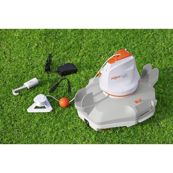 ​Robot curatare piscina Bestway, partea de jos, interioara, autonomie 40 de minute, timp pentru reincarcare de 5-6 ore-poza 2-Dacenergy.ro