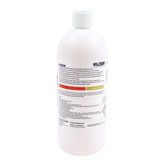 ​Solutie curatare electrolizi titan Kloer, ajuta la prelungirea duratei de functionare a sistemului de electroliza, lichid, 1000 ml-poza 2-Dacenergy.ro