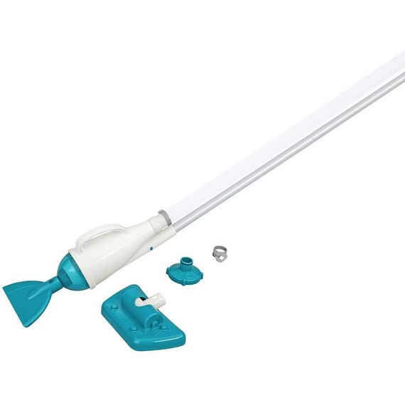 ​Kit de curatare pentru piscina Bestway, tija telescopica din aluminiu, 190 cm, lungime furtun 6 m-poza 2-Dacenergy.ro