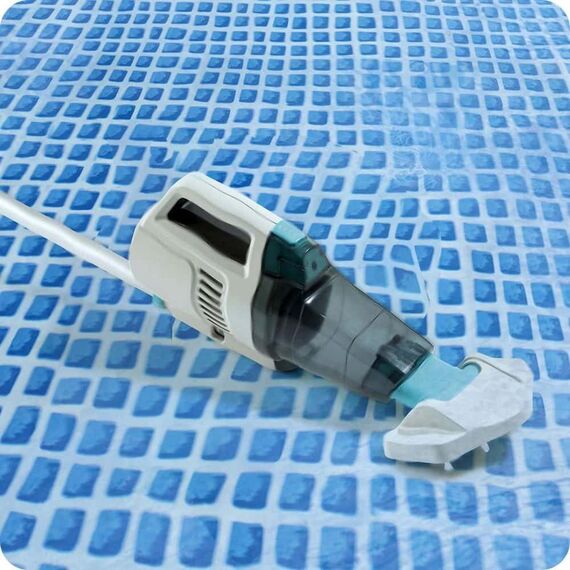 ​Aspirator fara fir pentru curatarea spa-urilor si piscinelor de gradina Intex, tija telescopica, 2,8 m, 2 capete de periuta inlocuibile, baterie puternica Ni-MH, cablu USB inclus-poza 2-Dacenergy.ro