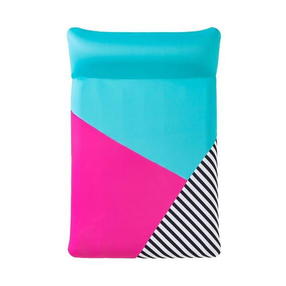 ​Saltea gonflabila, pentru plaja, confectionata din vinil, 1 persoana, greutate maxim 90 kg, 200 x 129 cm, multicolor-poza 2-Dacenergy.ro