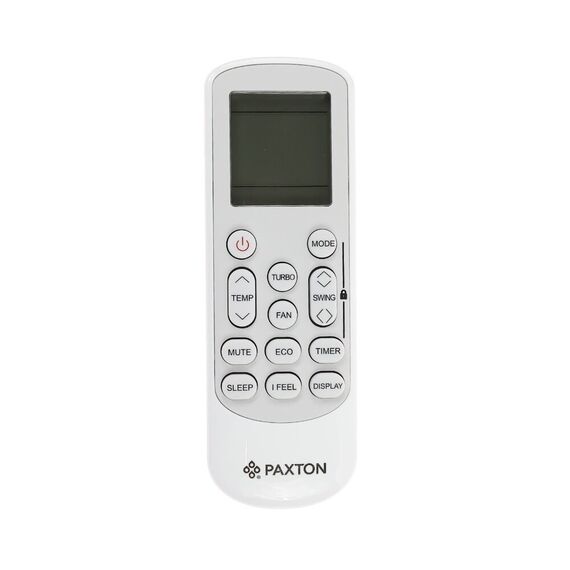 ​Aparat aer conditionat Paxton, dezumidificare, functie de memorie, functie ionizare, mod auto, mod turbo, afisaj LED, functie incalzire, functie health, 12000 BTU, A+++/A++, inverter, alb-poza 3-Dacenergy.ro