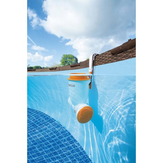 ​Skimmer cu pompa Bestway, capacitate de 2574 l, pentru adunarea si eliminarea resturilor de la suprafata piscinei si filtrare apei-poza 4-Dacenergy.ro