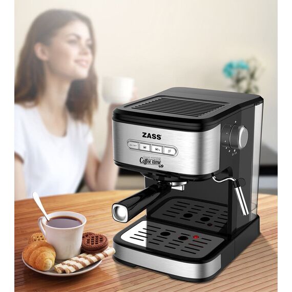 Espressor cafea, putere 850 W, capacitate 1.5 l, presiune pompa  20 bar, buton rotativ pentru controlul gradului de spumare, dimensiuni 32 x 31.5 x 26 cm-poza 6-Dacenergy.ro