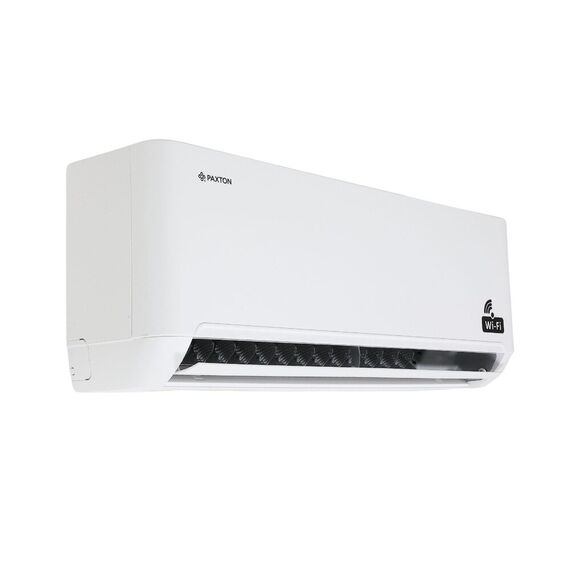​Aparat aer conditionat Paxton, dezumidificare, functie de memorie, functie ionizare, mod auto, mod turbo, afisaj LED, functie incalzire, functie health, 12000 BTU, A+++/A++, inverter, alb-poza 8-Dacenergy.ro