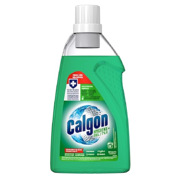 ​Solutie anticalcar Calgon Hygiene+, automat gel, 1.5 L, Cantitate: 1.5 l-Dacenergy.ro