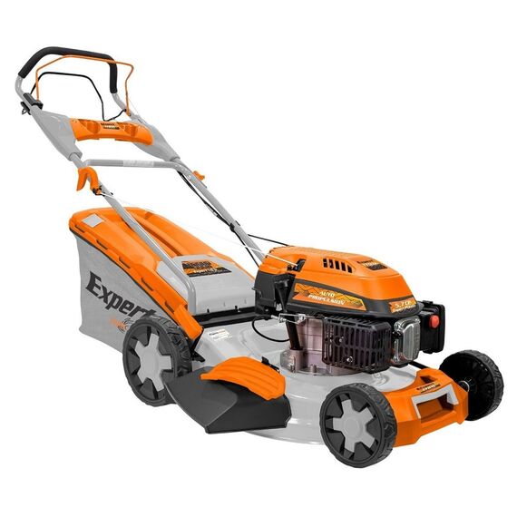 ​Masina de tuns iarba Ruris Expert, pe benzina, motor in 4 timpi de 5.7 CP, 4.2 kW, colectare, evacuare in spate, evacuare laterala, mulching si functie de spalare, latime de taiere 51 cm, 65 l-Dacenergy.ro