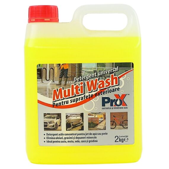 ​Pro-X Multi Wash, detergent activ universal, concentrat, suprafete exterioare, all season. 2 l-Dacenergy.ro