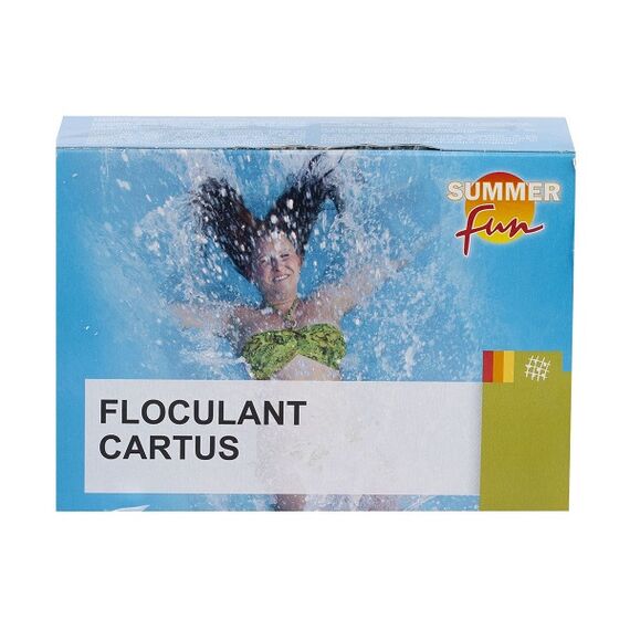 ​Cartus floculant pentru piscina Summer Fun, pentru limpezirea apei, recomandat pentru filtrele cu nisip, 1 kg-Dacenergy.ro