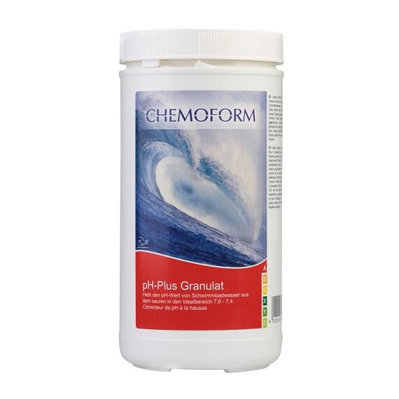 PH plus granulat pentru cresterea valorii pH-ului apei din piscina 1 kg-Dacenergy.ro