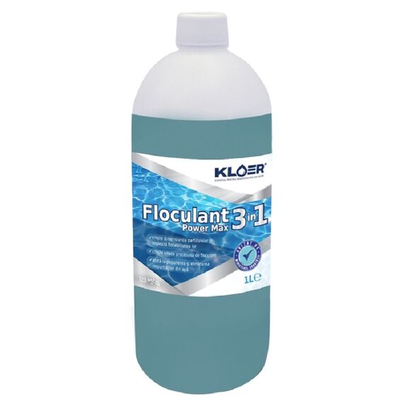 Floculant Power Max 3 in 1, creste densitatea si regleaza flotabilitatea particulelor, creste viteza procesului de floculare, 1 L-Dacenergy.ro