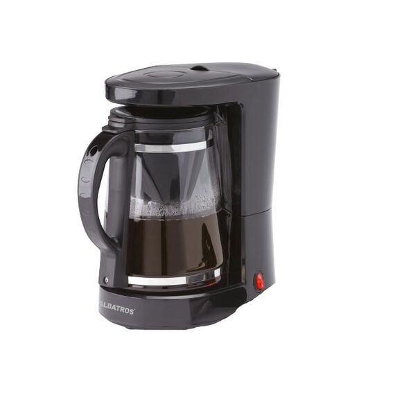 Cafetiera 2 in 1, 680 W, 1.2 l, capacitate 10 cesti, infuzor pentru ceai, oprire automata, negru-Dacenergy.ro