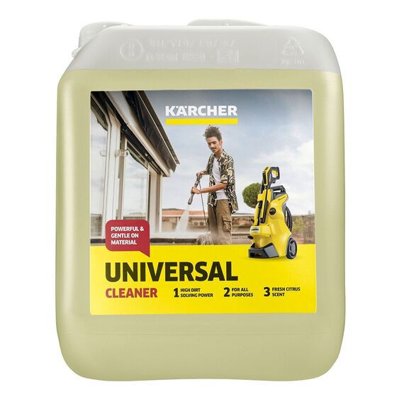 ​Detergent lichid Karcher, pentru mobilier de gradina, vehicule, fatade si pentru toate suprafetele impermeabile, aparat de spalat cu presiune Karcher K 2, K 3, K 4, K 5, K 7, 5 litri-Dacenergy.ro