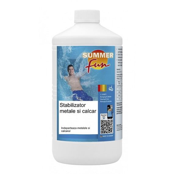 Stabilizator metale si calcar Summer Fun, pentru apa piscina, eliminarea calcarului si metalelor din apa-Dacenergy.ro
