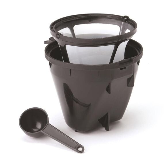 Cafetiera 2 in 1, 680 W, 1.2 l, capacitate 10 cesti, infuzor pentru ceai, oprire automata, negru-poza 3-Dacenergy.ro