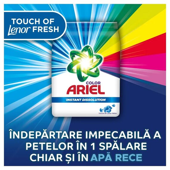 Detergent de rufe automat Ariel Touch of Lenor Fresh, 4.5 kg, formula concentrata, 60 spalari-poza 3-Dacenergy.ro