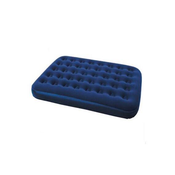 Saltea gonflabila, dimensiuni 191 x 137 x 22 cm, 2 persoane, include petic pentru reparatii, culoare albastru-poza 2-Dacenergy.ro