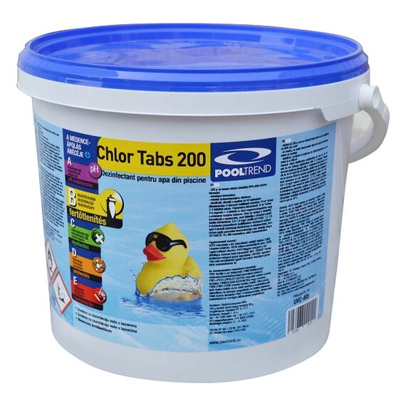​Clor maxi tablete, pentru piscina, tratarea apei biocid, dezinfectant, 5 kg-Dacenergy.ro