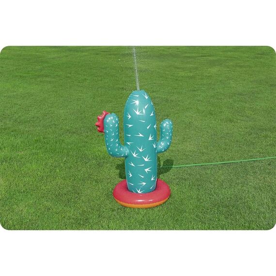 ​Pulverizator gonflabil Bestway, PVC, fantana incorporata, in forma de cactus, centru de divertisment, 104 x 74 x 56 cm, verde-poza 4-Dacenergy.ro
