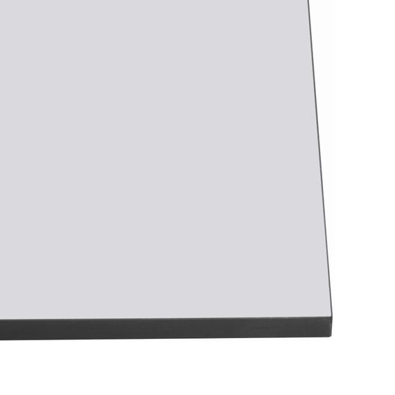 ​Masa dining DacEnergy©, fabricat din MDF, patru picioare negre metalice, design clasic, 4 persoane, 120 x 75 x 75 cm, alba, Culoare: Alb, Negru-poza 5-Dacenergy.ro