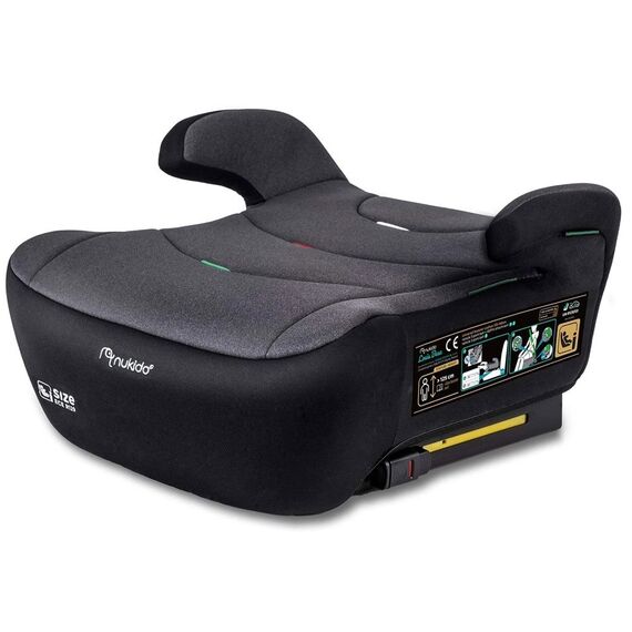 ​Scaun auto pentru copii, tapiterie detasabila, cu cotiere, ergonomic, interval de inaltime de la 125 la 150 cm, greutatea copilului 22 - 36 kg, sistem Isofix, instalare cu fata la directia de mers, gri si negru-Dacenergy.ro
