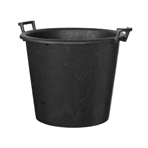 Cada din plastic, realizat din polietilena de inalta densitate, fara capac, cu manere, 48 x 60 cm, negru, 90 litri, Capacitate: 90 l-poza 2-Dacenergy.ro