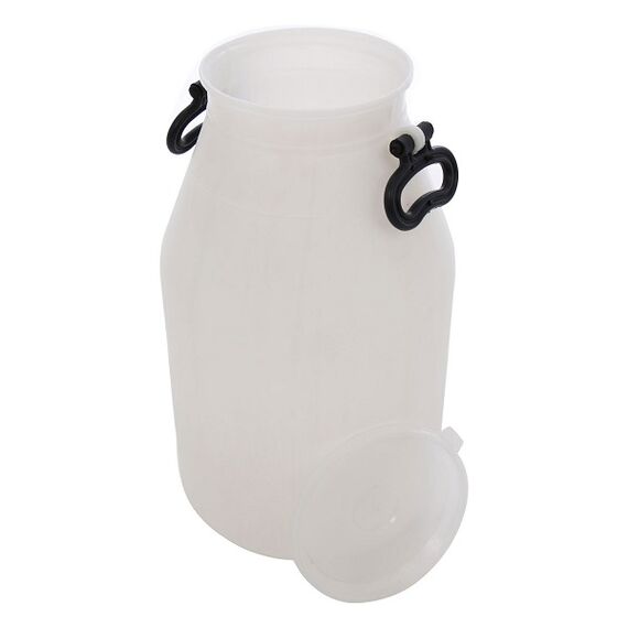 Bidon, realizat din polietilena de inalta densitate, pentru lapte, cu capac, 29.4 x 51 cm, 25 litri-poza 2-Dacenergy.ro