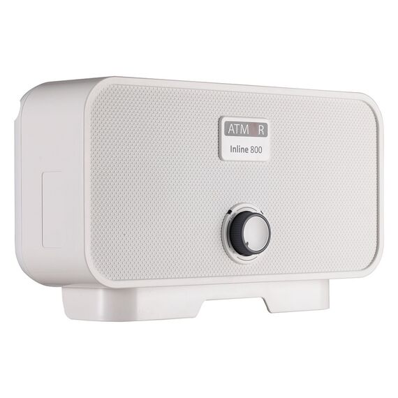 ​Incalzitor instant de apa, electric, pentru dus si chiuveta, 3 trepte incalzire, 2 kW, 3.5 kW, 5.5 kW, IP24, protectie supraincalzire, termostat, 304 x 178 x 98 mm, alb-poza 2-Dacenergy.ro