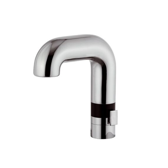Baterie baie pentru lavoar, material alama, inaltimea 21 cm, senzor si contral de apa calda / rece, montaj stativ, finisaj cromat-Dacenergy.ro