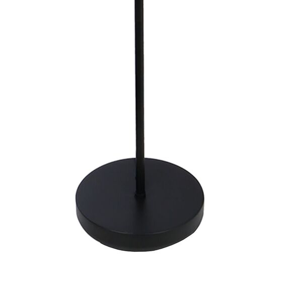 Lampadar Klausen, structura metalica, abajur din sticla, decorata in stil industrial, 1 sursa cu dulie E27, 40W, 120 x 1500 mm, negru si bronz-poza 2-Dacenergy.ro