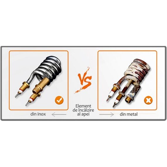 Robinet electric Albatros PREMIUM, Putere nominala: 3000 W, Presiune apa: 0.04-0.6 MPa, Afisaj al temperaturii apei, Temperatura apei calde: 30-60°C-poza 3-Dacenergy.ro